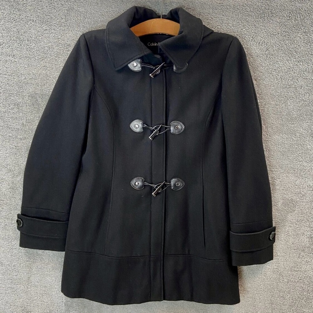 🔥CALVIN KLEIN HOODED PEACOAT🔥